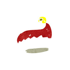 retro cartoon santa hat