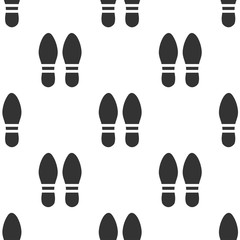 seamless pattern with foot print