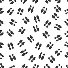 seamless pattern with foot print