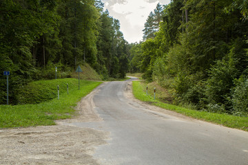 paved road