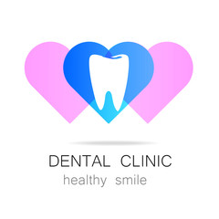 dental clinic healthy smile logo template