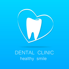 dental clinic healthy smile logo template