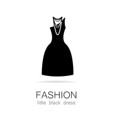 fashion little black dress template