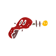 retro cartoon ray gun