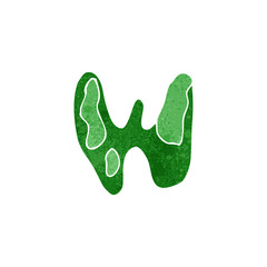 child's drawing of the letter w