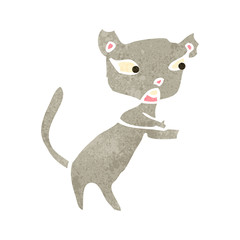 retro cartoon cat