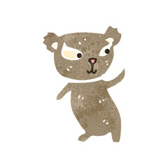 retro cartoon bear