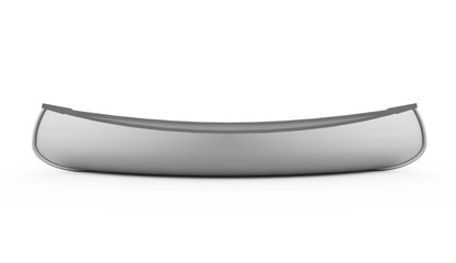 Canoe rendered on white background