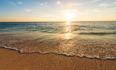 Twilight sunsets and beautiful beaches, Okinawa, Japan