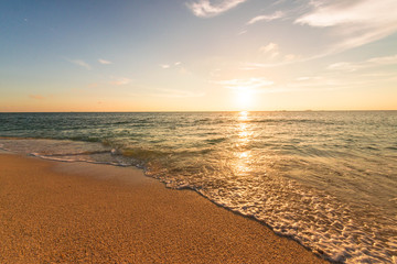 Twilight sunsets and beautiful beaches, Okinawa, Japan