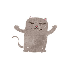 retro cartoon cat