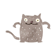 retro cartoon cat