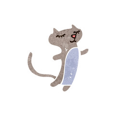 retro cartoon cat
