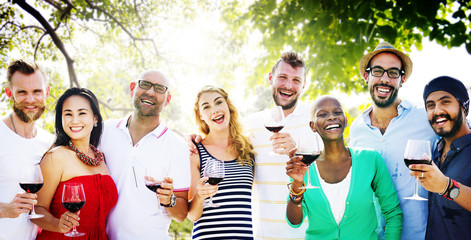 Friends Friendship Party Hanging out Concept