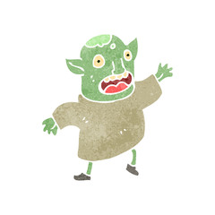 retro cartoon goblin