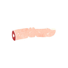 retro cartoon gross severed finger