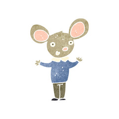 retro cartoon mouse