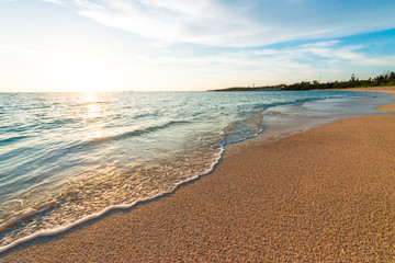 Twilight sunsets and beautiful beaches, Okinawa, Japan