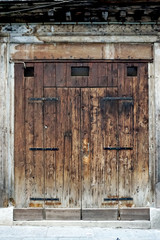 charming old wooden door house