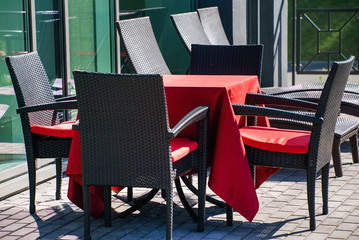 outdoor cafe