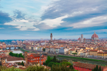 Fototapeta na wymiar old town of Florence, Italy