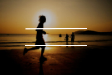 Fototapeta premium Copy Space Blank Summer Vacation Holiday Concept