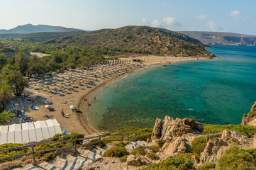Amazing view on Crete island, Greece.