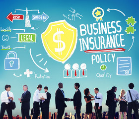 Business Insurance Policy Guard Safety Security Concept