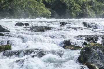 Fototapeta premium Rheinfall - Schloss Laufen - Neuhausen - Schweiz