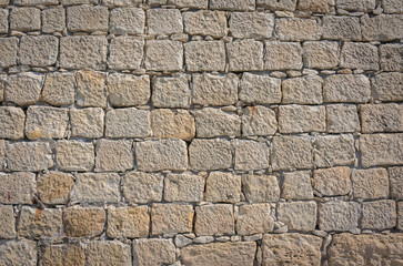 decorative cracked real stone wall surface with cement