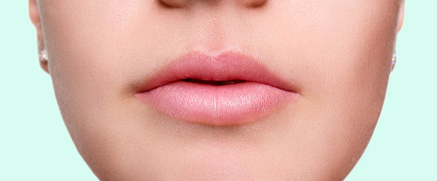 lips. Macro beauty shot. 