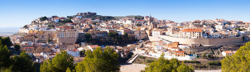 Fototapeta na wymiar Panorama of Chinchilla de Monte-Aragon
