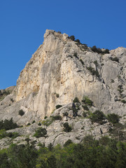 Fototapeta na wymiar Rock in Crimea