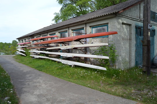 Rowing boats