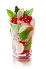 Red currant mojito