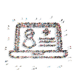 people in the shape of a computer, medicine