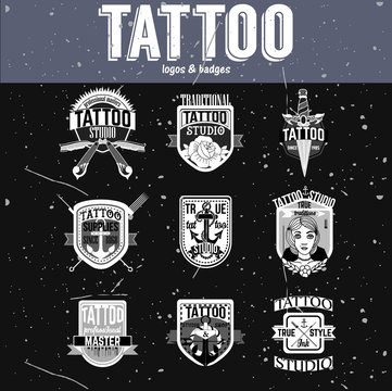 Japanese women tattoo logo design vector eps | UIDownload