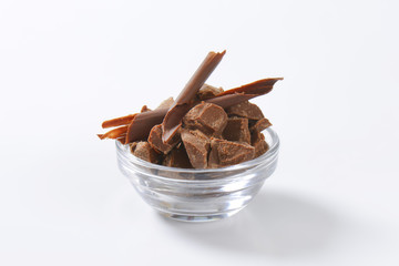 chocolate pieces