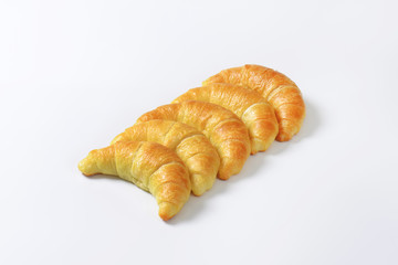 Fresh crescent rolls (croissants)