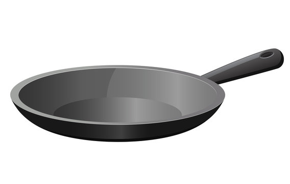Frying pan vector image
