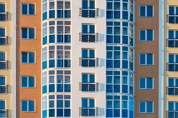 part of a modern apartment building