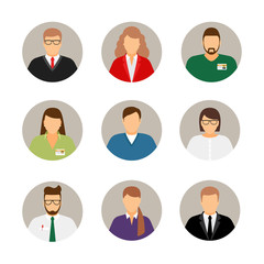 Businesspeople avatars