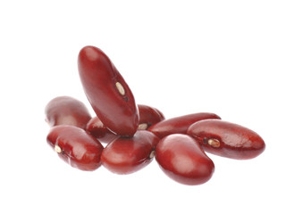 red beans isolated on white background