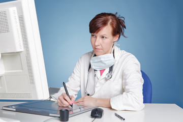 female medical doctor