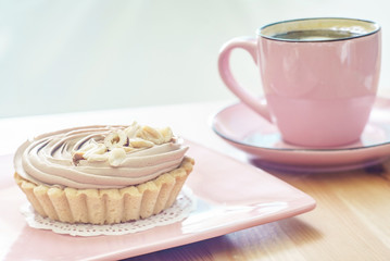Obraz na płótnie Canvas coffee with pastry