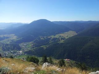 Naklejka premium Eagle eye landscape