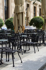 Cafe' vor dem Kurhaus, Wiesbaden