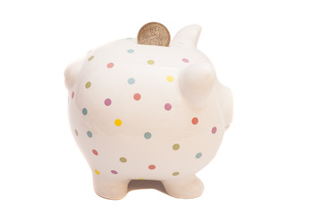  piggy bank and american coin