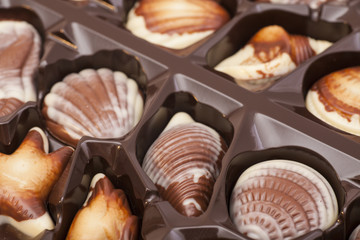 assortment chocolates