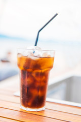 softdrink with ice for refreshments